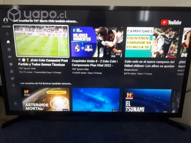 Smart tv Samsung 32 pulgadas.