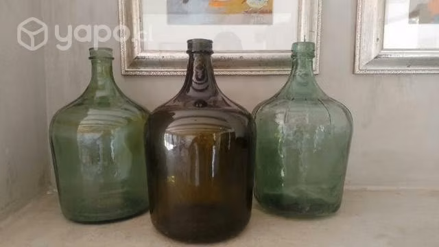 Botellas vidrio antiguas