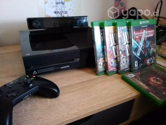 Xbox one 500GB con Kinect y 5 juegos