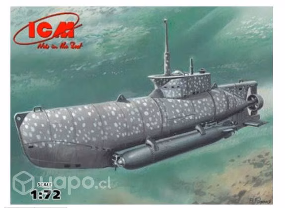 Maqueta del submarino alemán tipo XXVII B, Seehund