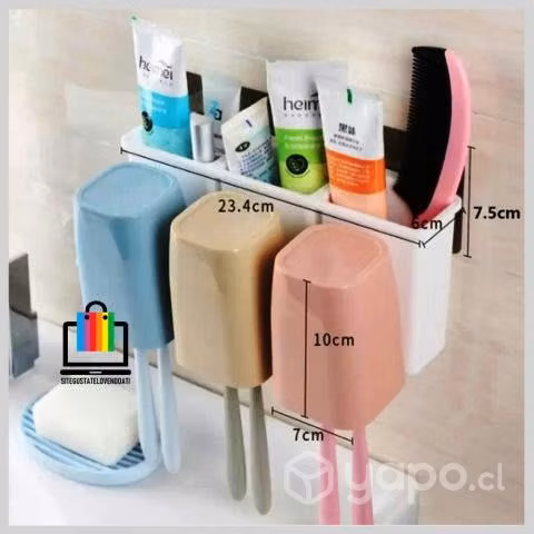 Organizador Mural Múltiple para Cepillos y Otros