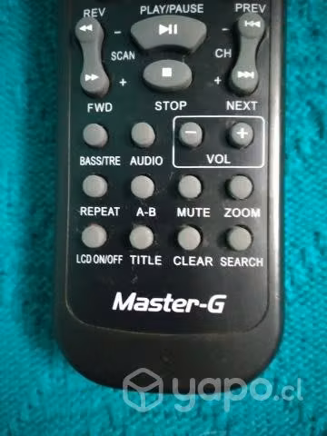 Master g control remoto original mdu700tv