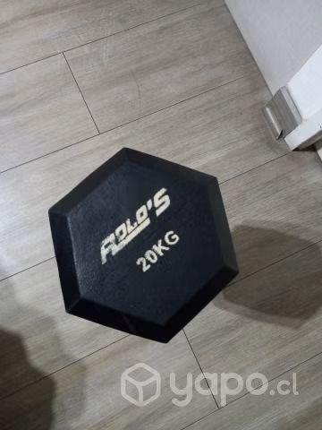 Mancuerna 20 KG Hexagonal