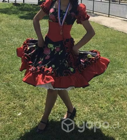 Vestido de huasa completo