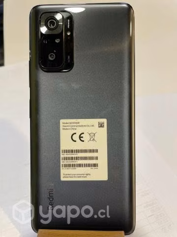 Xiaomi redmi note 10 pro gris onyx