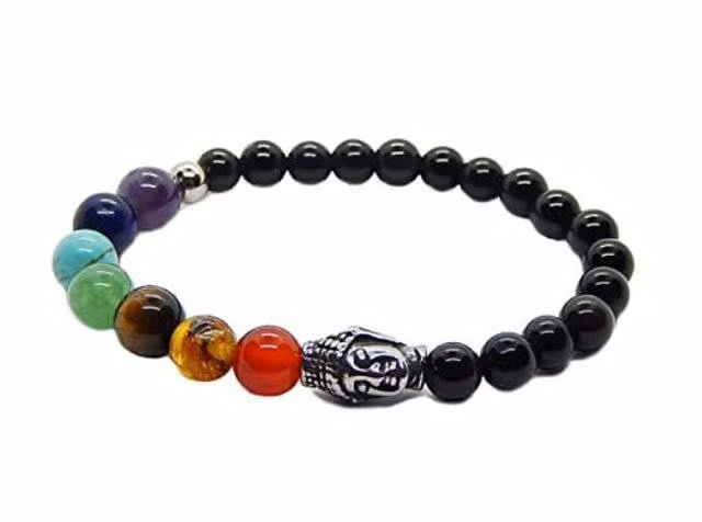 Pulsera 7 chakras, piedras naturales