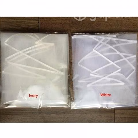 Velo Novia corto 2 capas color blanco ivory - Imagen 3