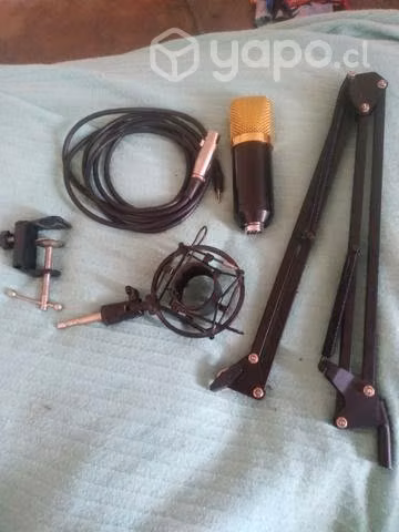 Microfono Condenzado Con Cable Aux para Pc