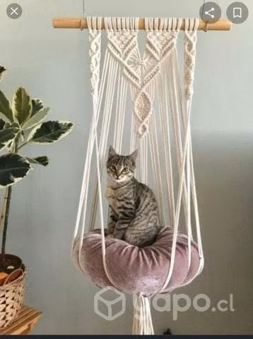 Hamaca para mascotas Macramé