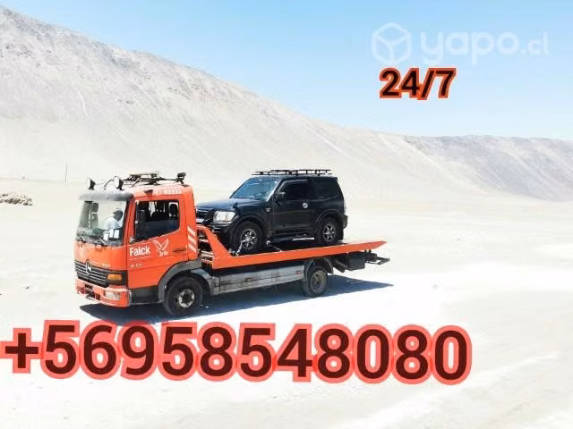 Grúas remolque iquique 24/7 rescate