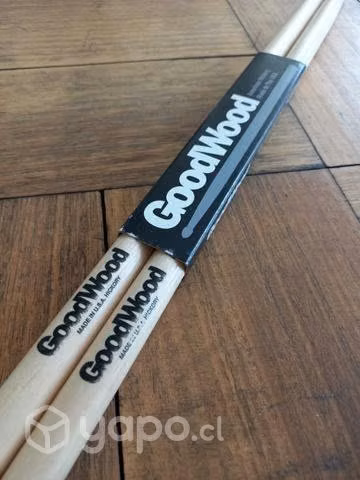 Baquetas GoodWood 5B Punta de Nylon Nuevas