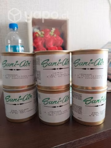 Latas sani air aromatizantes