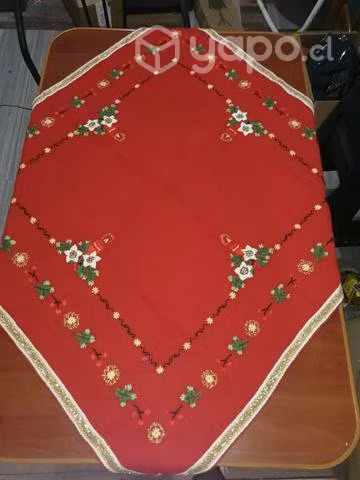 Carpeta de mesa navideña