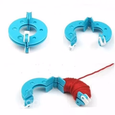 Set para hacer pompones. Sin uso. 8 piezas - Imagen 3