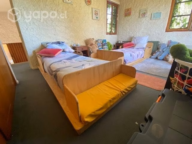 Cama infantil 1 plaza, hecha a mano