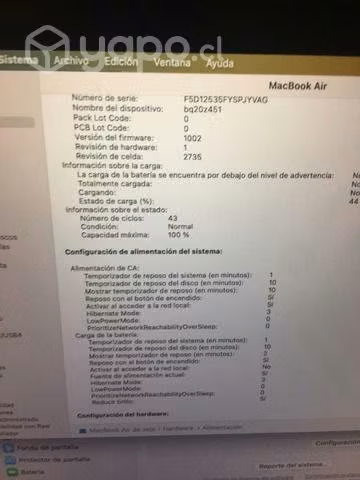 Computador macbook air prácticamente nuevo - Imagen 5
