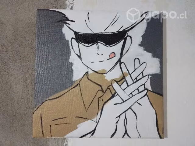 Cuadros de Jujutsu Kaisen a mano