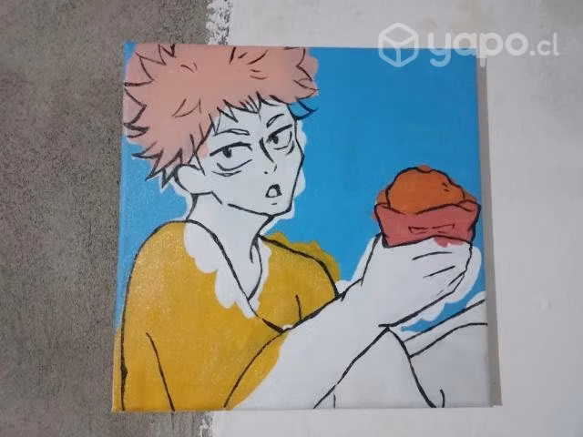 Cuadros de Jujutsu Kaisen a mano