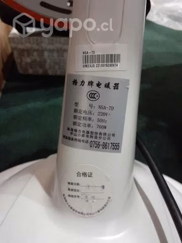 Estufa calefactor eléctrico halógeno 700W - Imagen 3