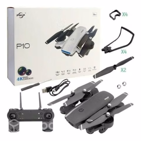 Drone Aereo Wifi 2 Camaras Full HD Recargable con - Imagen 2