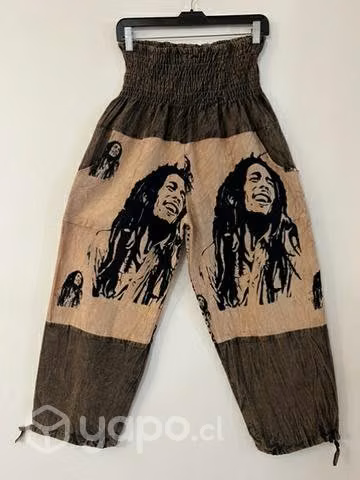 Pantalón Hindu Con Bolsillo Talla L/ Xl Café - Imagen 6