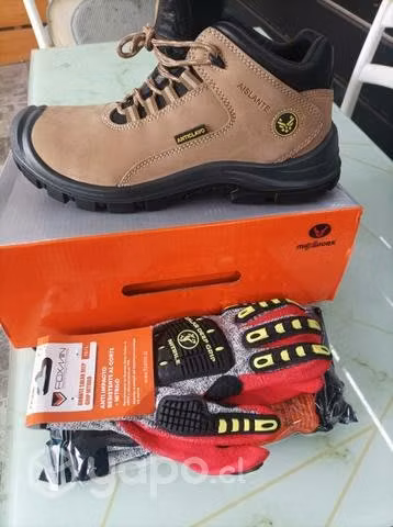 Zapatos de seguridad guantes