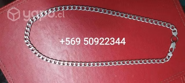 Cadena Grumet Plata 1cm 925