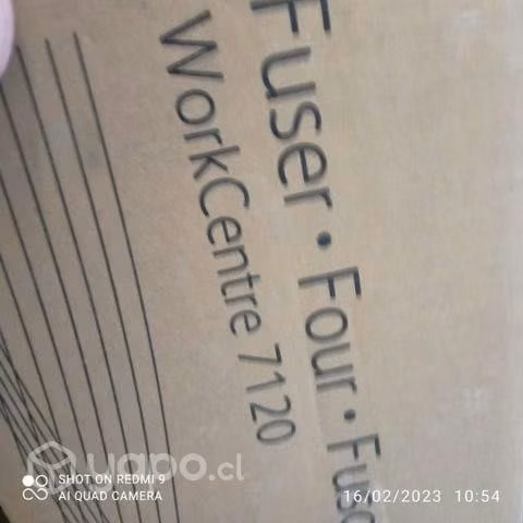 Fusor Xerox 7120 original nuevo