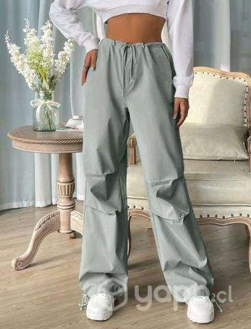 Pantalones parachute cargo shein - Imagen 2