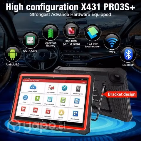 Scanner Launch X431 HD III Camiones & Autos, 12 Y