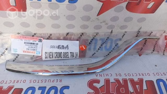 JAC S3 New Cromo Bisel Trasero Izquierdo