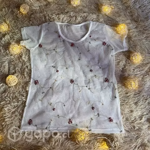 Polera traslucida talla xs