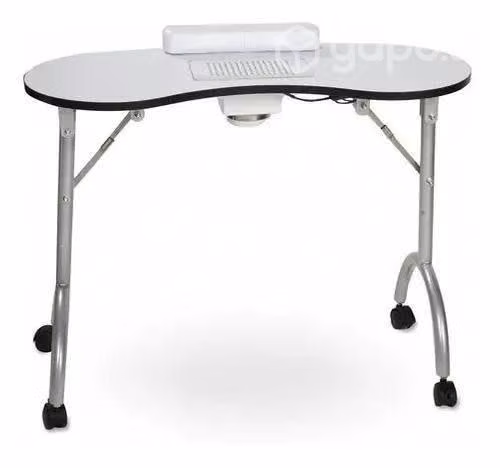 Mesa Manicure Portátil Plegable Con Aspirador