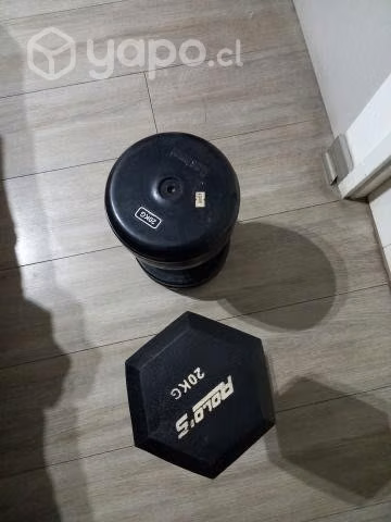 2 Mancuernas de 20 KG