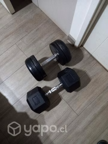 2 Mancuernas de 20 KG