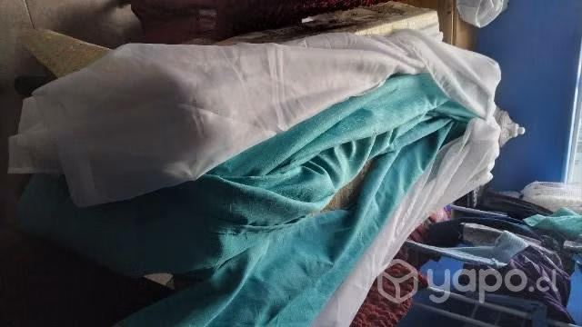 Cortinas con visillos