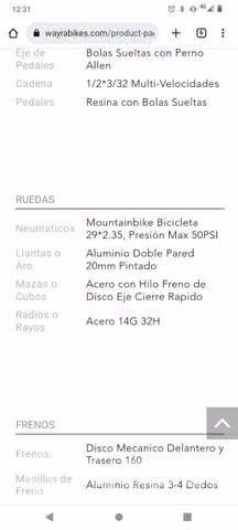 Bicicleta wayra ARO 29 - Imagen 5