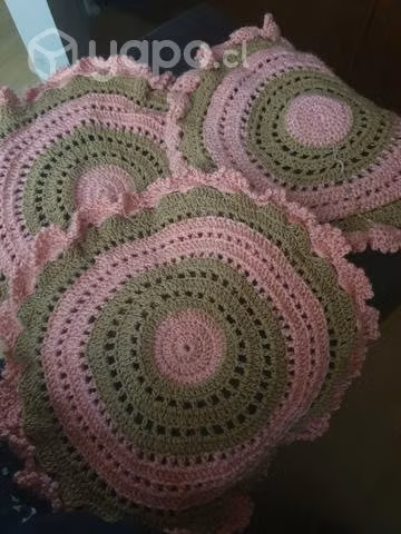 6 individuales tejidos a crochet - Imagen 3