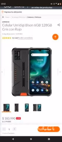 Teléfono marca bison