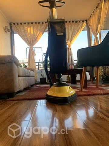 Abrillantadora y pulidora de pisos
