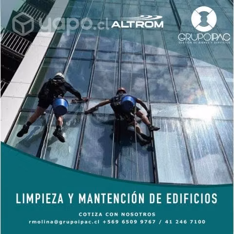 Limpieza y mantención de Edificios