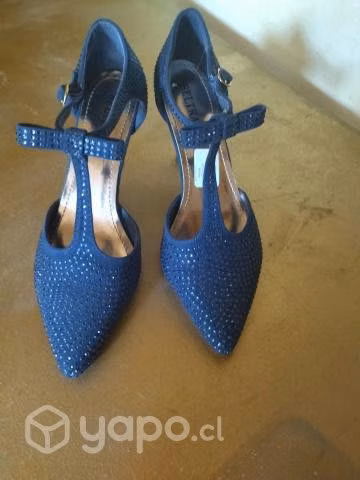 Zapato fiesta azul
