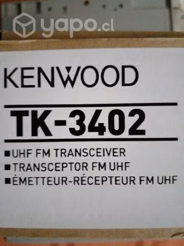 Radio Kenwood UHF TK-3402, nueva con accesorios - Imagen 4
