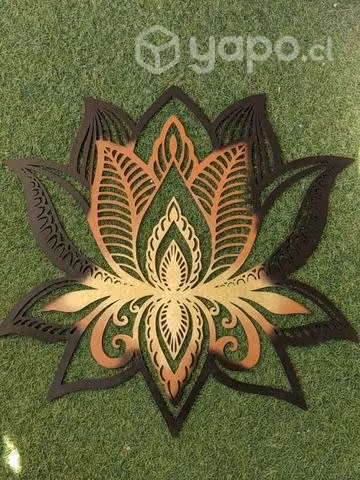 Colgante de flor de loto 58cm
