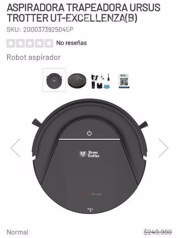 Aspiradora Robot Ursus Trotter