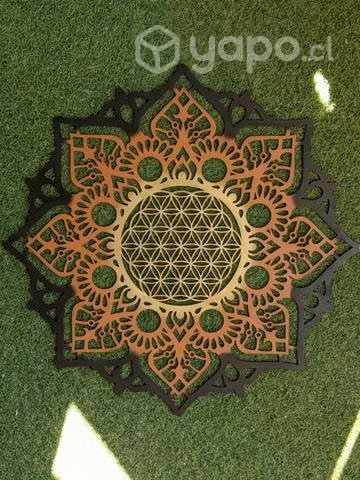 Colgante flor de la vida 62cm