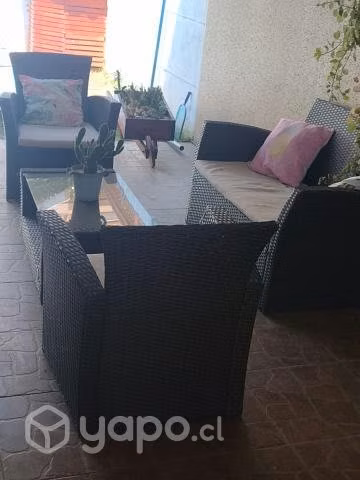 Terraza símil ratan - Imagen 2