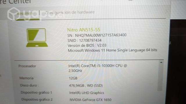 Computador ACER NITRO 5 - Imagen 5