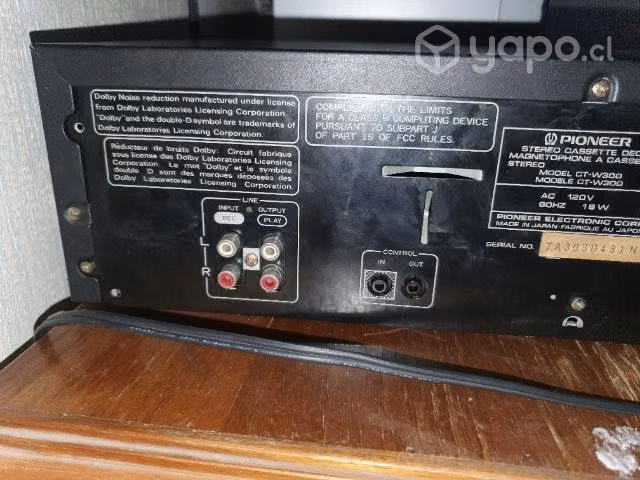 Deck Pioneer CT W300