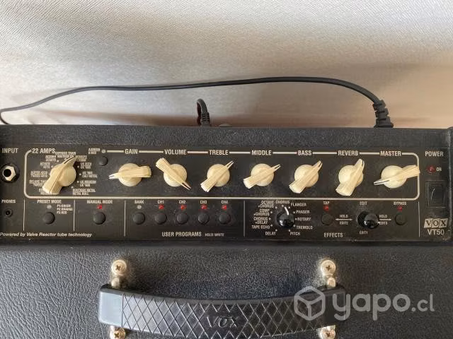 Amplificador Guitarra Vox VT 50 + Footswitch - Imagen 2